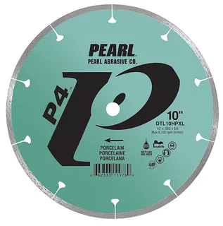 Pearl P4 Porcelain Blade 10" 5/8" Arbor DTL10HPXL