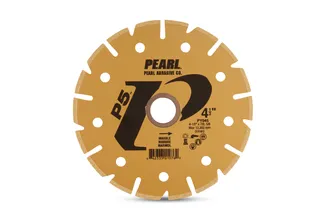 Pearl P5 Electroplated Marble Blade 4 1/2" x 7/8 Hole PY045