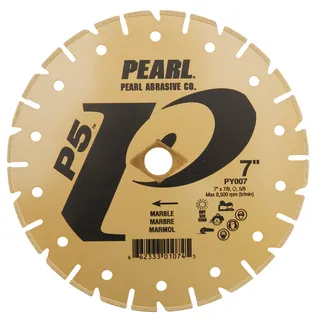 Pearl P5 Electroplated Marble Blade 7" x Diamond Hole PY007