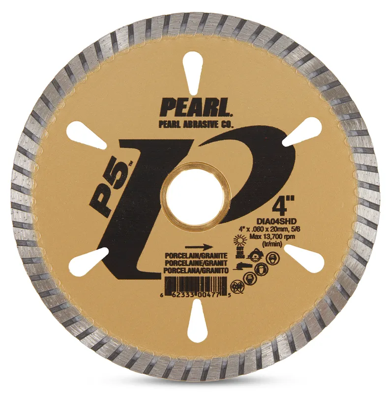 Pearl P5 Porcelain & Granite Series Turbo Blade 4"