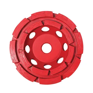 Pearl Pro-V 4" X 5/8"-11  Double Row Cup Wheel