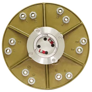 Hex System 15" Plate with Clutch and 6 Hook and Loop BP