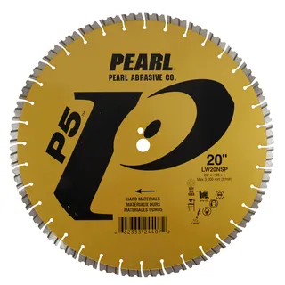 Pearl P5 Blade Hard Material N Segment 20" x 1" Arbor