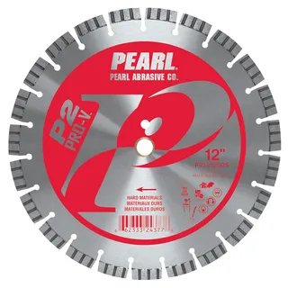 Pearl P2 Pro-V Hard Materials Segmented Blade 14" PV1412SDS 1", 20mm Arbor