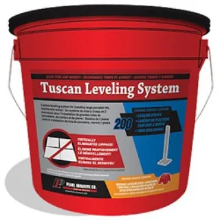 Pearl Tuscan Leveling System Bucket of 200 Straps