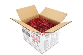 Tuscan Seamclip Truspace Red 3/8" to 1/2" Tiles, Box of 500
