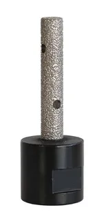 Pearl Vacuum Brazed Finger Bit 3/8" x 2" , 5/8"-11 PAVBFB38