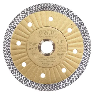 Pearl Thin Mesh Turbo Blade 4 1/2" 5/8"-20mm-7/8" Arbor