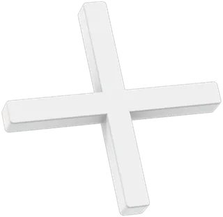 Pearl Cross Tile Spacers PS18CS 1/8", Jar of 800