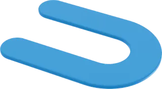 Pearl Horseshoe Shims PS116HS 1/16" Jar of 200