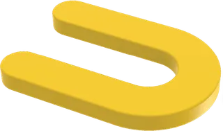 Pearl Horseshoe Shims PS316HS 3/16", Jar of 110