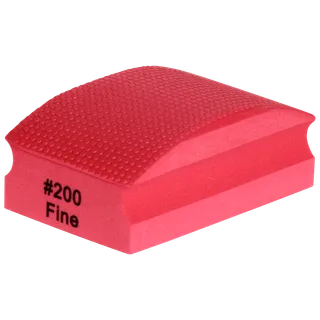 Pearl Diamond Hand Pad PHP200, 200 Grit Red