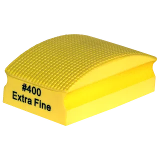 Pearl Diamond Hand Pad PHP400, 400 Grit Yellow