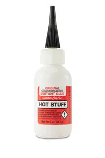 Hot Stuff CA Glue Red Clear 2oz Thin