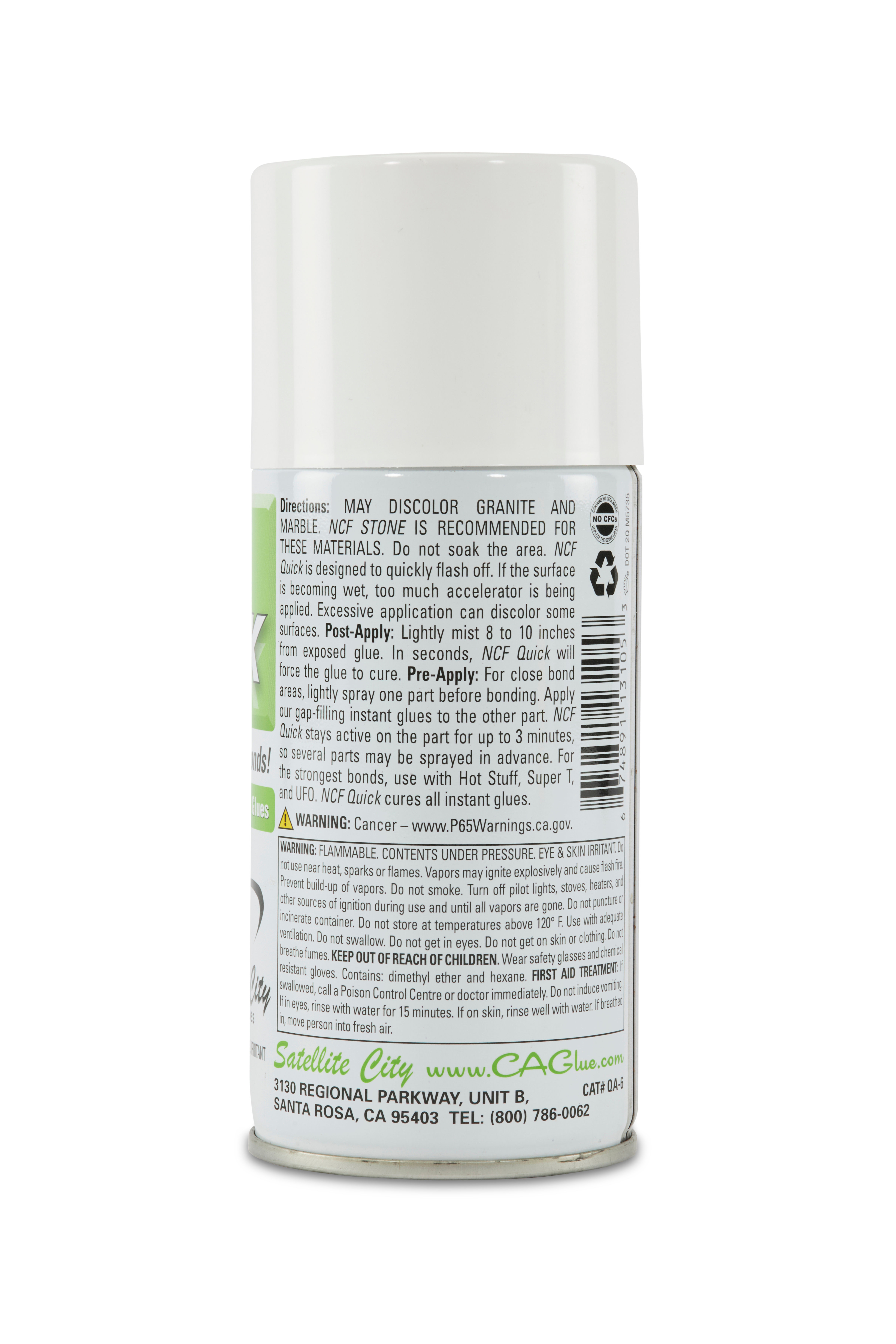 【Quicken】CF 1枚 FaB Satellite City NCF Quick Aerosol Spray Accelerator - 6oz. at Penn