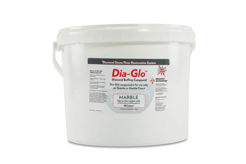 Dia-Glo M Buffing Compound, Marble, 2 Gal. (18.8 lbs.)