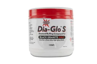Abrasive Technology Dia-Glo S Buffing Compound Black Granite, 1 Pint Powder