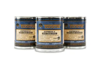 Touchstone Express II Knife Grade Clear Epoxy Quart 2 Part A 1 Part B