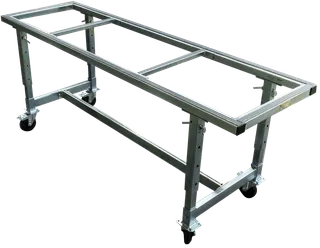 Xtreme Fabrication Table Galvanized Adjustable Height