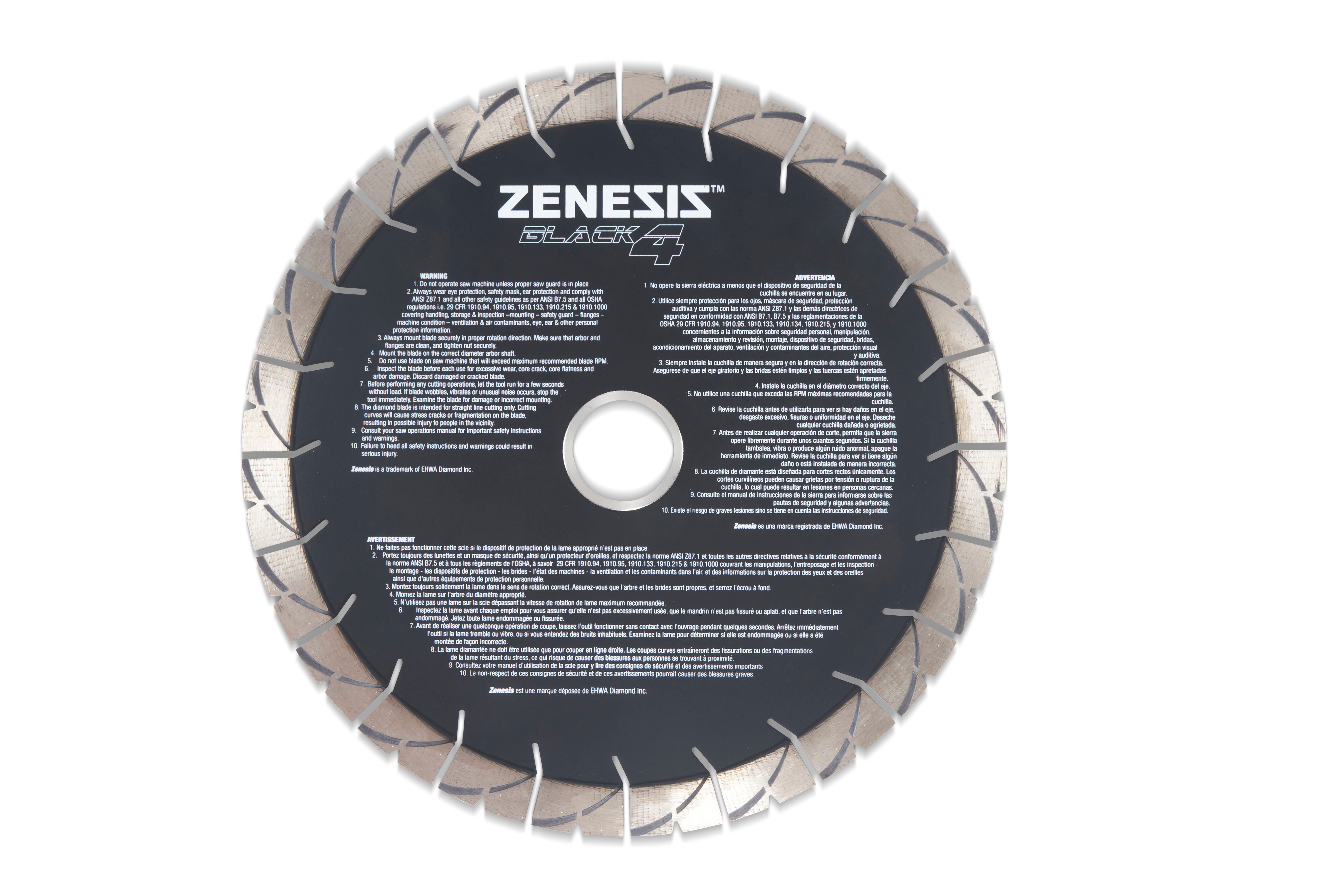 【定価15.4万円・極美品・US10】 WITH DIAMOND BRIDGES Zenesis Black 4 Bridge Saw Blade 24