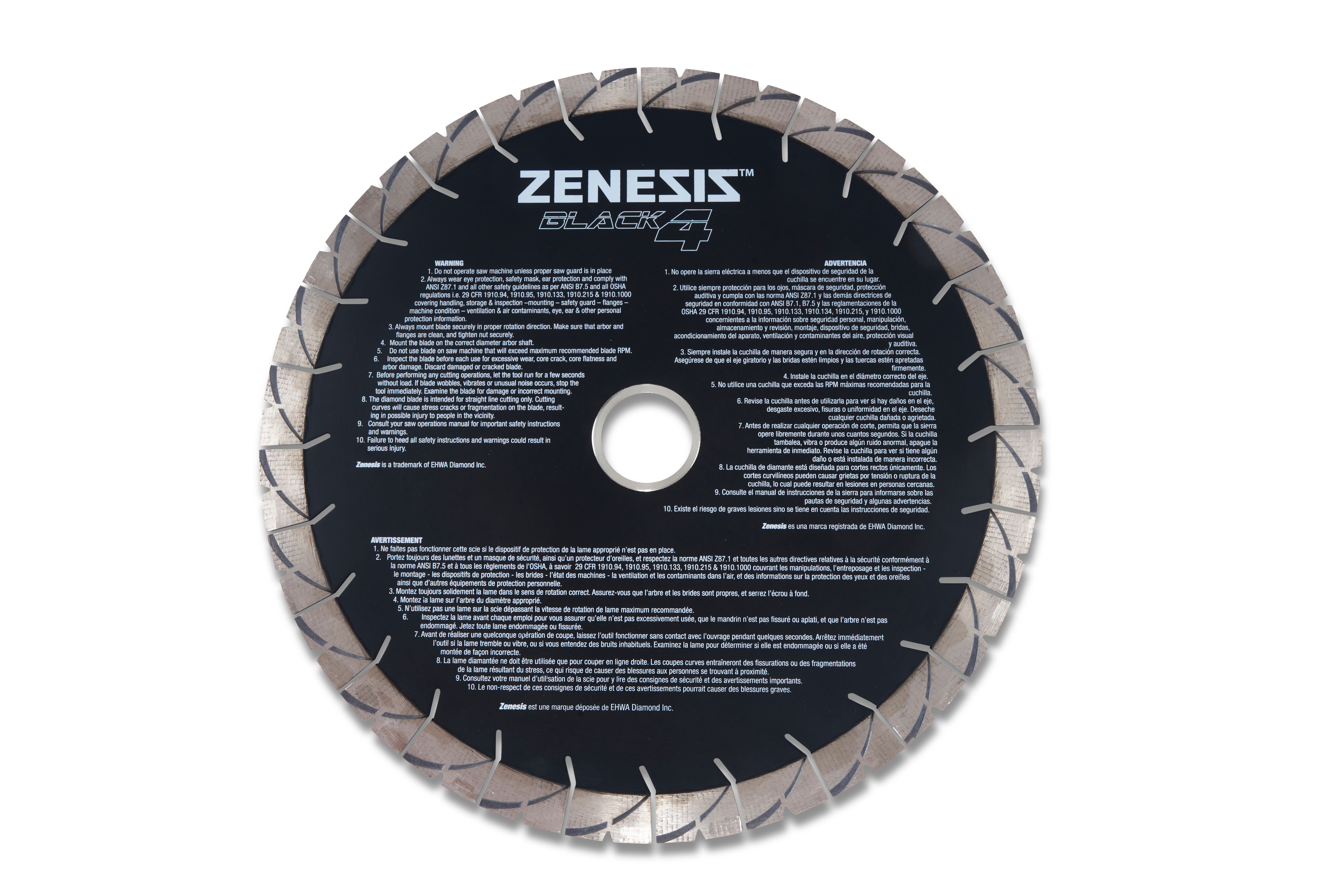 Zenesis Black 4 Bridge Saw Blade 16