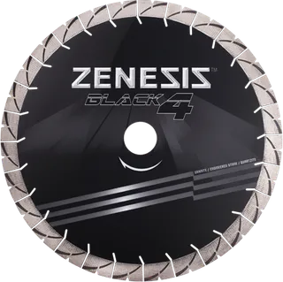 Zenesis Black 4 Bridge Saw Blade 20" 25mm Segments 50/60mm