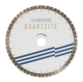 Zenesis Quartzite Bridge Saw Blade 16" 20mm Segments 50/60mm, Breton, Donatoni