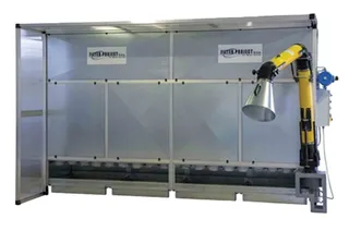 Weha Dry Dust Wall 4 Meter with Arm, 18,724 CFM, 8 HP 220V/3Ph