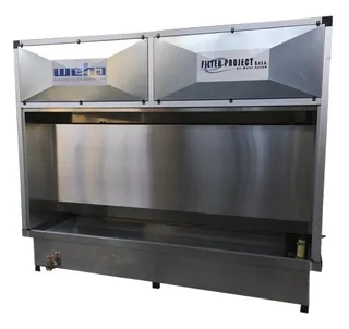 Weha Water Dust Wall 3 Meter 8,828 CFM, 5.5HP, 220V/3Ph