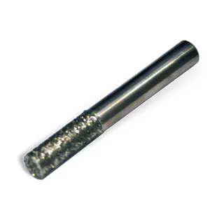 Diamond Wright Electroplated Profiling Bit 902-221-1502 1/4" Dia Blunt x 3/4" Long with 1/4" Shaft 30/40 Grit
