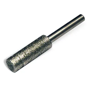 Diamond Wright Electroplated Profiling Bit 902-221-3518 1/2" Dia Blunt x 1 1/2" Long with 6mm Shaft 30/40 Grit