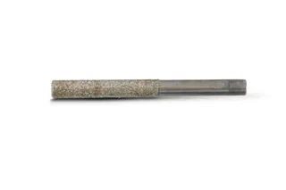 Diamond Wright Electroplated Profiling Bit 902-221-2503 1/4" Dia Blunt x 1 1/2" Long with 6mm Shaft 50/60 Grit
