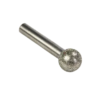 Diamond Wright Electroplated Profiling Bit 902-221-2513 1/2" Dia Ball with 6mm Shaft 50/60 Grit