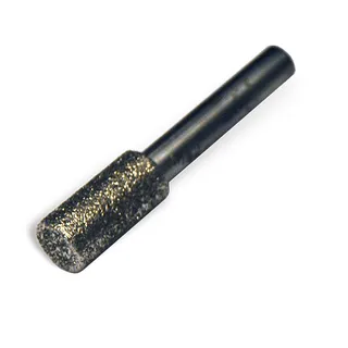 Diamond Wright Electroplated Profiling Bit 902-221-3505 3/8" Dia Blunt x 3/4" Long with 6mm Shaft 30/40 Grit