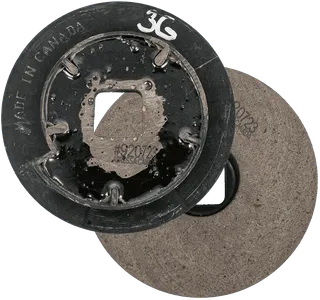 Abressa Diamond Resin Chamfer Wheel 130mm 300 Grit Snail Lock