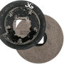 Abressa Diamond Resin Chamfer Wheel 130mm 300 Grit Snail Lock