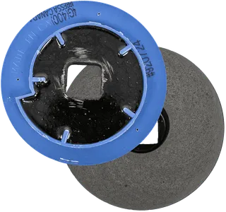 Abressa Diamond Resin Chamfer Wheel 130mm 400 Grit Snail Lock