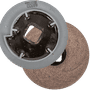 Abressa Diamond Resin Chamfer Wheel 130mm 800 Grit Snail Lock