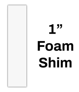 Miter Medic Overhang Substrate Shims, 1" Box of 48