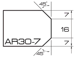 ADI Express 120 Series Profile Wheels AR30-7 35mm Bore Position 7