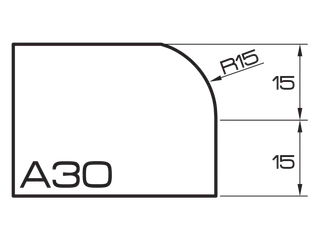 ADI MFP5 40 Series Profile Wheels A30 22mm Bore 15mm Radius Position 5
