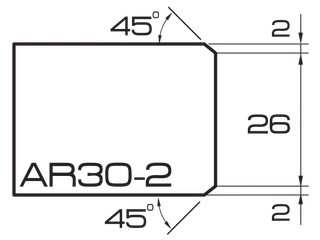 ADI UHS 40 Series Profile Wheels AR30-2 22mm Bore Position 2