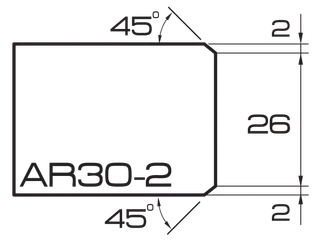 ADI UHS 120 Series Profile Wheels AR30-2 35mm Bore Position 2
