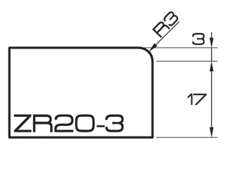 ADI Express 20 Series Profile Wheels ZR20-3 D 1/2" Gas Connection Position 6