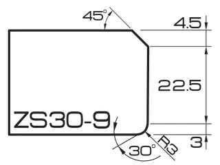 ADI UHS 80 Series Profile Wheels ZS30-9 35mm Bore Position 2