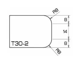 ADI UHS 80 Series Profile Wheels T30-2 35mm Bore Position 1