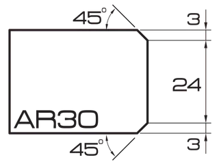 ADI UHS 40 Series Profile Wheels AR30 22mm Bore Position 2