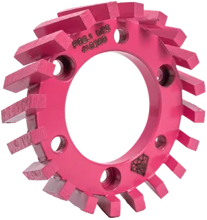 ADI UCS Stubbing Wheel, 91x28x7, 50mm Arbor, Pink