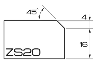 ADI UHS Segmented 20 Series Profile Wheels ZS20 1/2" Gas Connection Position 4