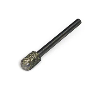 Diamond Wright Electroplated Profiling Bit 902-221-0593 1/4" Sphere End x 3/8" Long with 1/8" Shaft 50/60 Grit